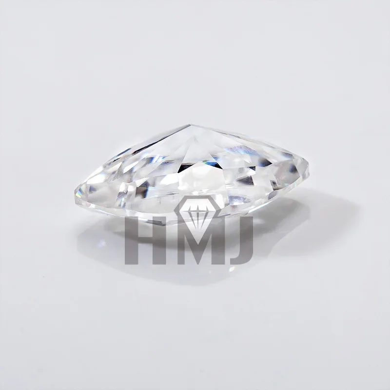 Moissanite Stone Crushed Ice Marquise Cut VVS1 D Color Loose Lab Grown Diamond with GRA Certificate Gemstones Wholesale