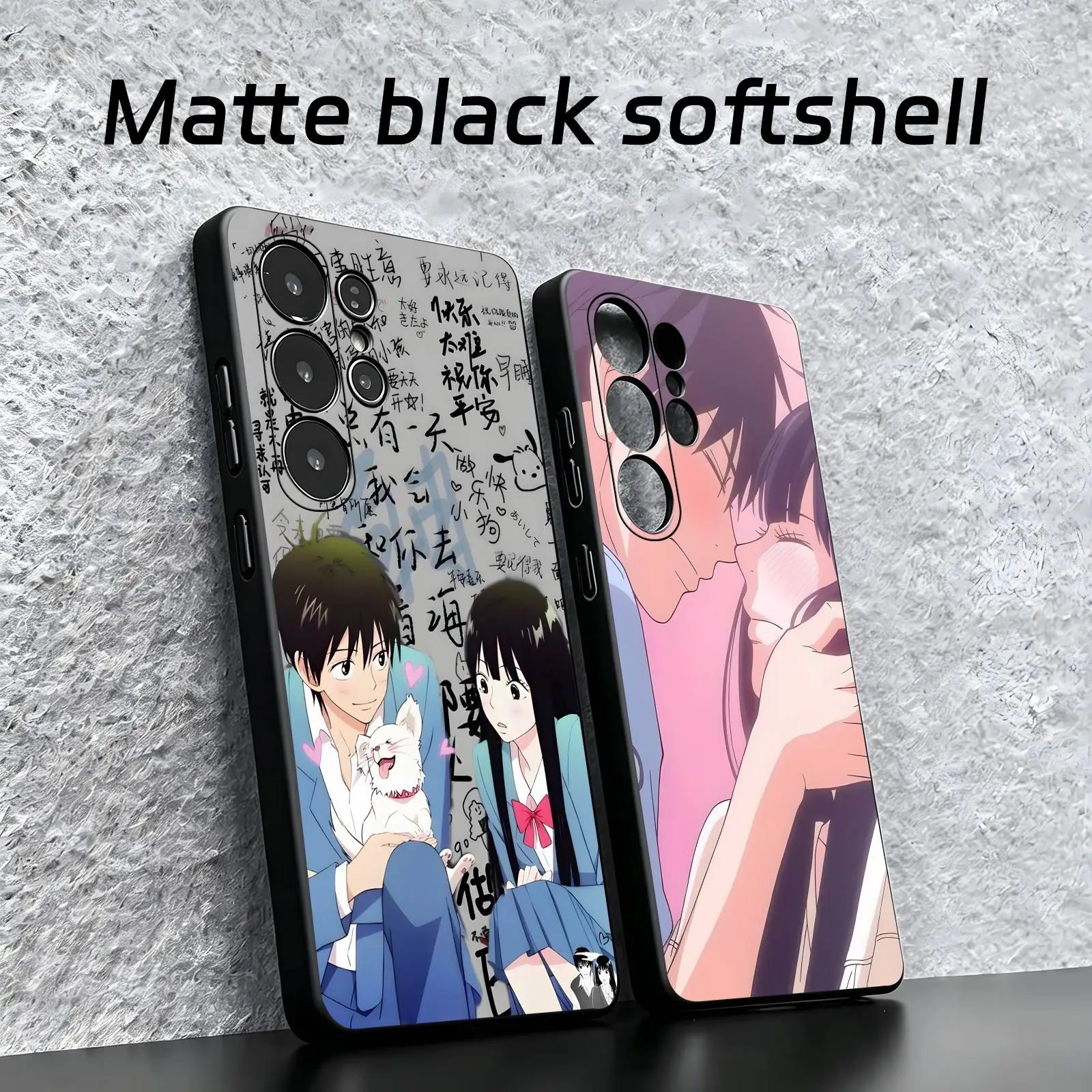 Anime Kimi ni Todoke  Phone Case For Samsung S26 S25 S24 S23 S22 S21 S20 Ultra Note20 Soft black Shockproof Cover