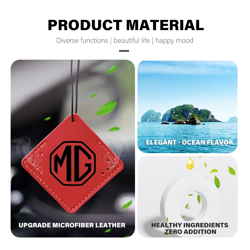 Car Hanging Aromatherapy Fragrance Tablets Air Freshener Parts For MG GT 3 5 6 7 GS Pilot HS ZS ZX