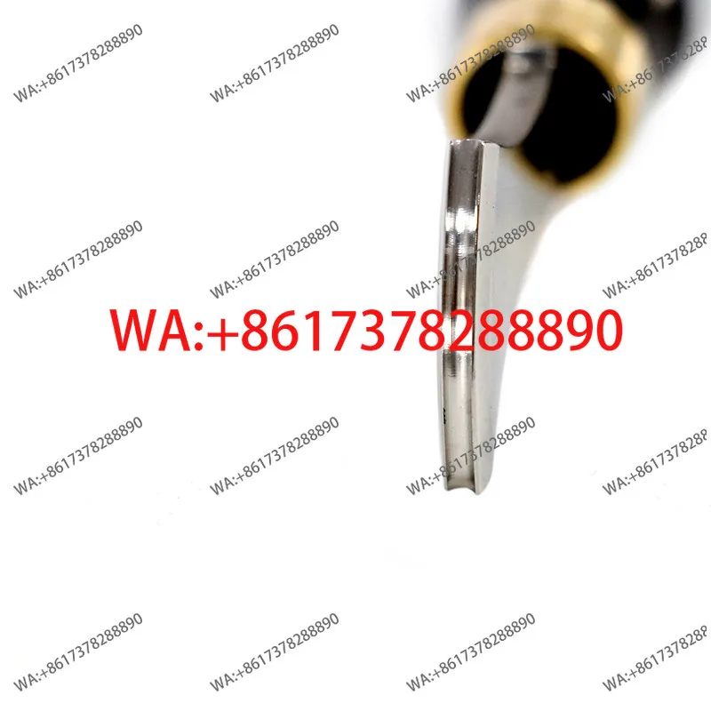 Sandalwood handle crimper, stainless steel leather edge indenter, crimper, ironing tool DIY handmade leather edge crimper