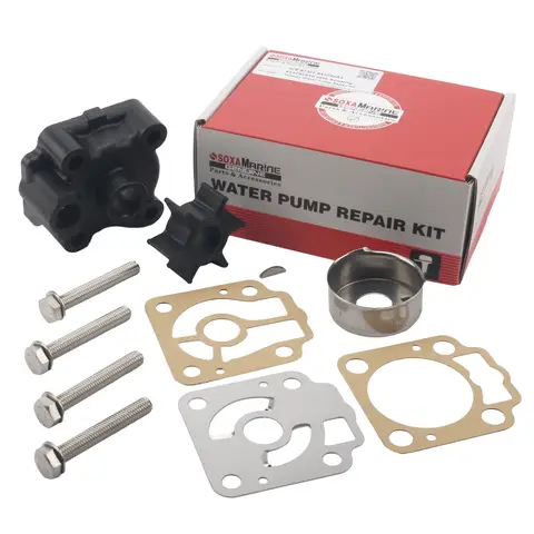 Soxa Marine 3C8-87322 3C8873220M Water Pump Rebuild Service Kit for Nissan 40 50 HP M40D M40D2 M50D M50D2 Tohatsu Outboard Boat