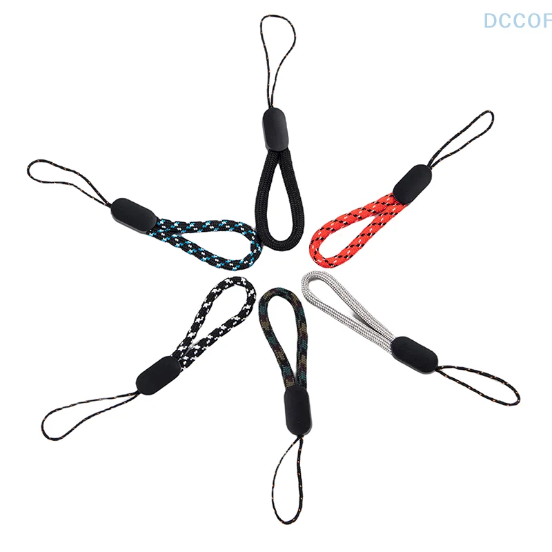 5Pcs Hand Wrist Lanyard String Short Grip Lanyard Mobile Phone  for USB Flash Drive Keychain