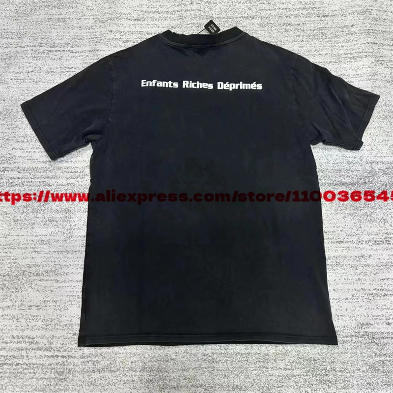 Enfants Riches Deprimes Logo Tee Men Women ERD Believe In God T-shirt Loose Fit Tops Short Sleeve