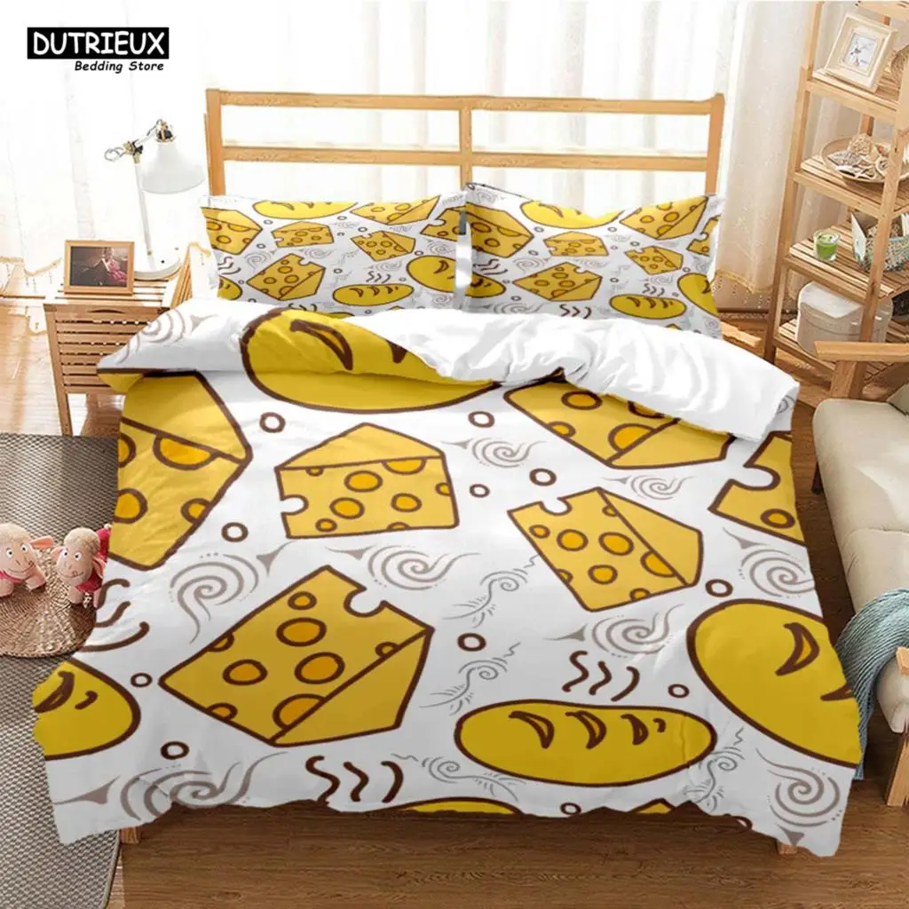 Digital - Printed Cartoon Cute - Themed Bedding Set for Kids, Boys and Teens, with Covers