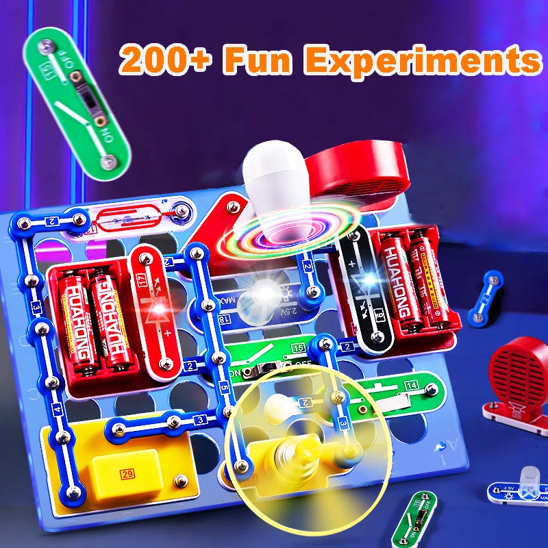 

36pcs Children Circuits Electronics Building Block Kit Scientific Experiment Educational for Kid STEM Toys