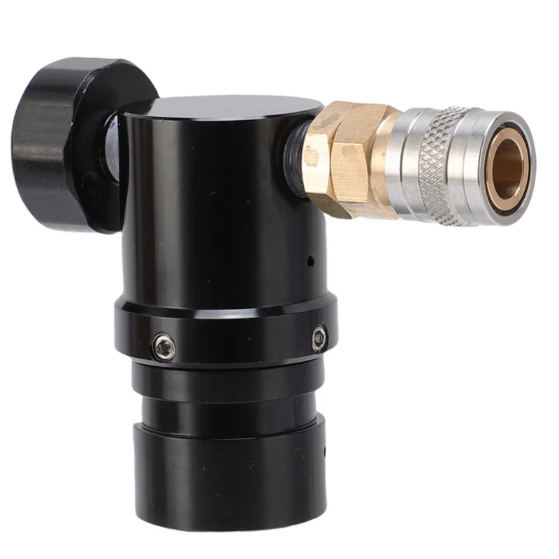 Mini CO2 Regulator Low Pressure Fast Refresh Pressure Regulator Input Thread G1/2-14 Output 20psi To 200psi Adjustable