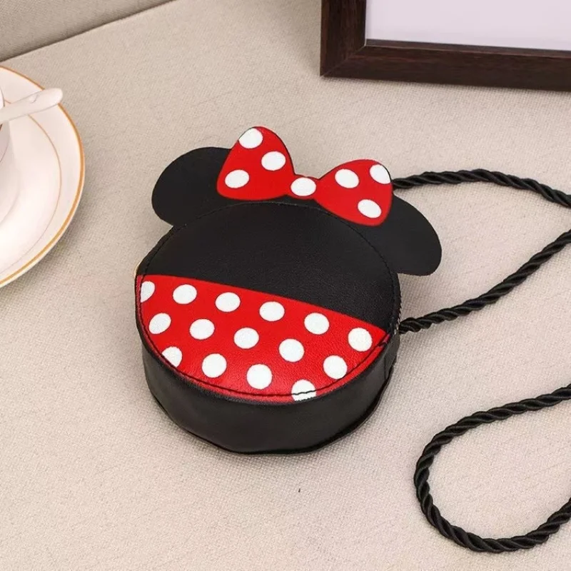 Disney Mickey Minnie Cartoon Cute Wallet Fashion Shoulder Bag Storage Bag Small Coin Purse