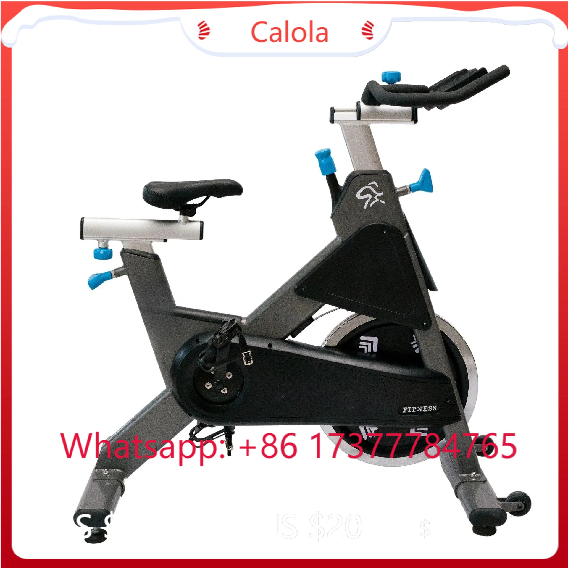 Commercial Indoor Spinning Bike 18kg Flywheel Home Fitness Cycling Exercise Bike