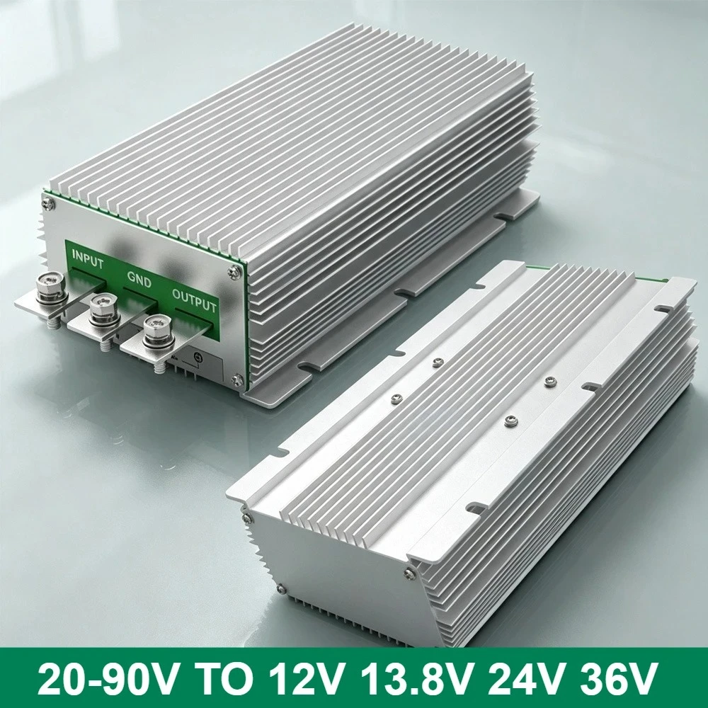 20V-90V To 12V 13.8V 24V 36V DC-DC Converter Voltage Regulator 24V36V48V60V72V80V90V To 24V Power Module Automotive High-power