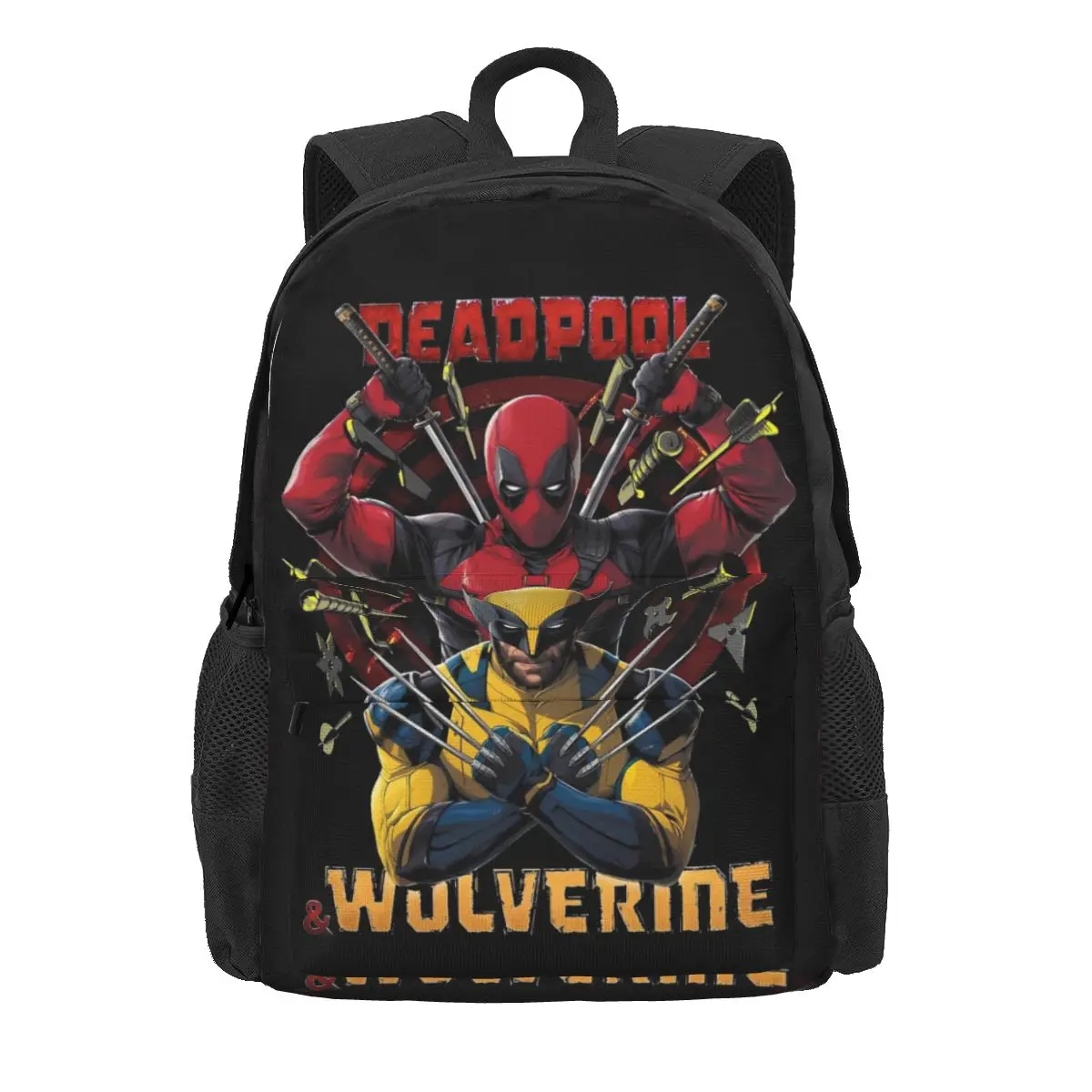 DW Deadpool Superhero plecak damski Mochila 3D tornister dla dzieci plecak na komputer chłopcy dziewczęta wodoodporny plecak podróżny