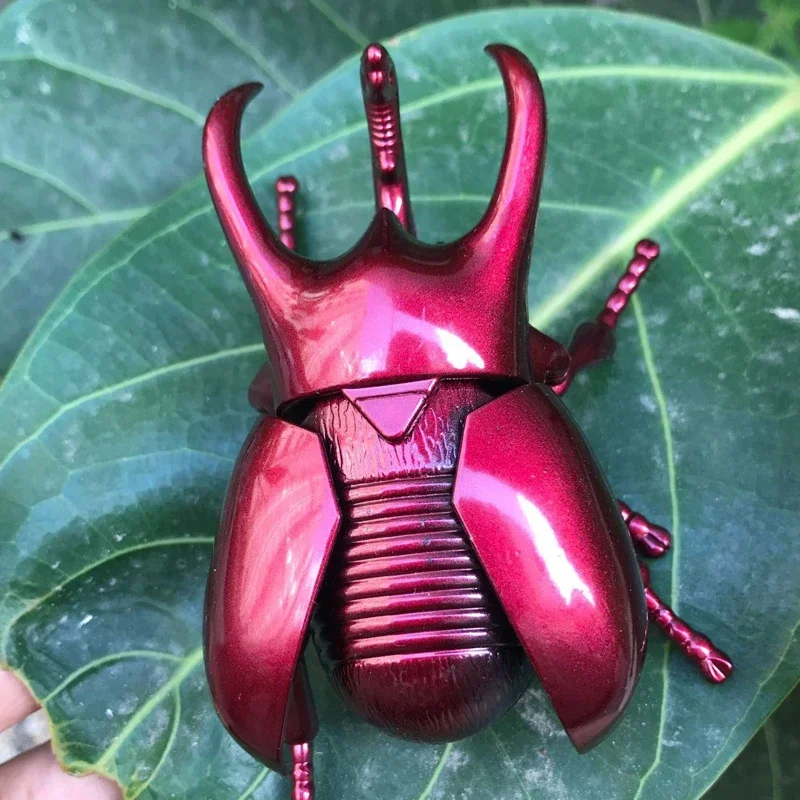 1/3 Simulation Beetle Creative Prank Animation Insect Model Scarabs Children's Battle Coil Novelty Funny Toy Gift