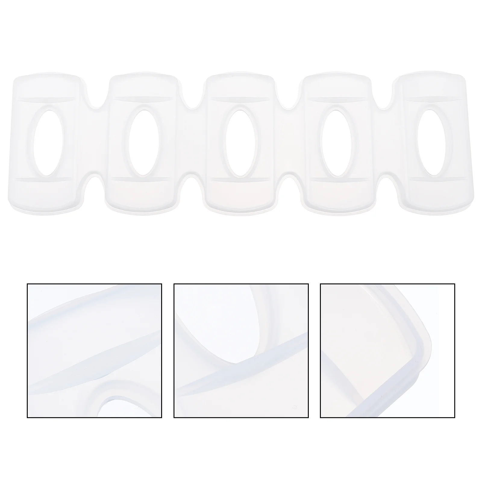 

Silicone Drink Holder Mold Beverage Rack Epoxy Resin Molds Non Stick Easy Demold DIY Creative Storage Molding Tools