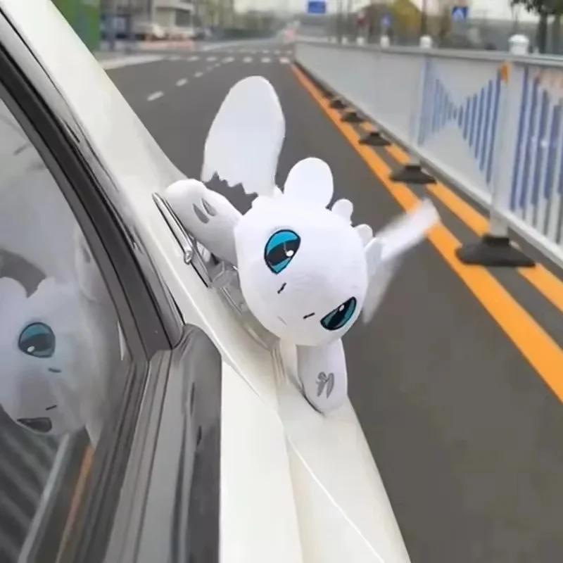 Potdemiel How To Train Your Dragon Cute Toothless Alpha Series Car Animation Peripheral Black Dragon Doll Toy Gift