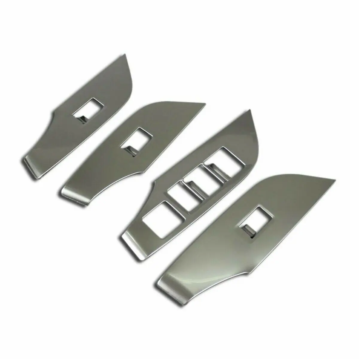 

Chrome Accessories For 2019 2020 2021 Toyota RAV4 Car Interior Armrest Lift Switch Button Panel Cover Trim Protector 4PCS