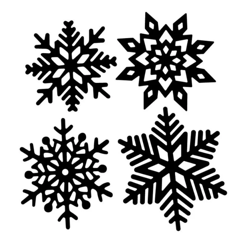 Christmas Snowflake Etching Metal Cutting Dies DIY Scrapbook Die Cutout Wedding Party Craft Card Embossing Decoration Stencils