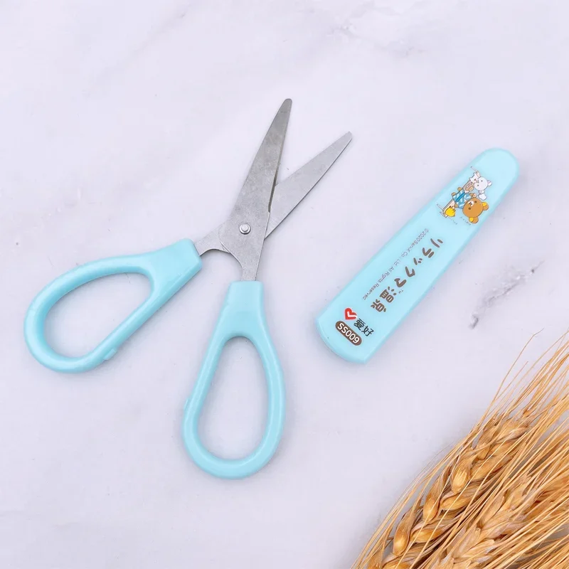 AIHAO SS009 Rilakkuma nożyczki szkolne słodkie Kawaii DIY dekorowanie pamiętnika nożyczki ręcznie wykonane papier szkolne materiały papiernicze dla dzieci