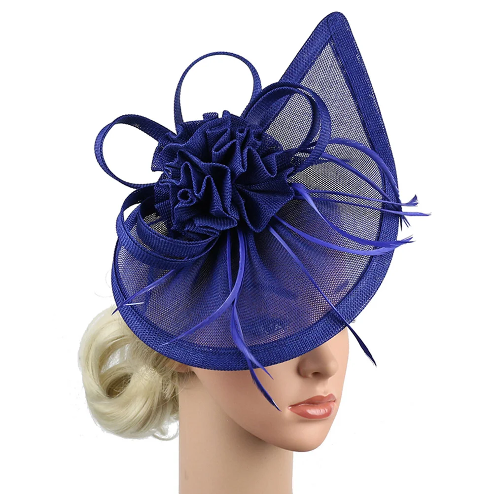 

1pcs Small Fascinator Headband Retro Women'S Wedding Bridal Hair Accessory Tea Party Masquerade Prom Birthday Event Decor