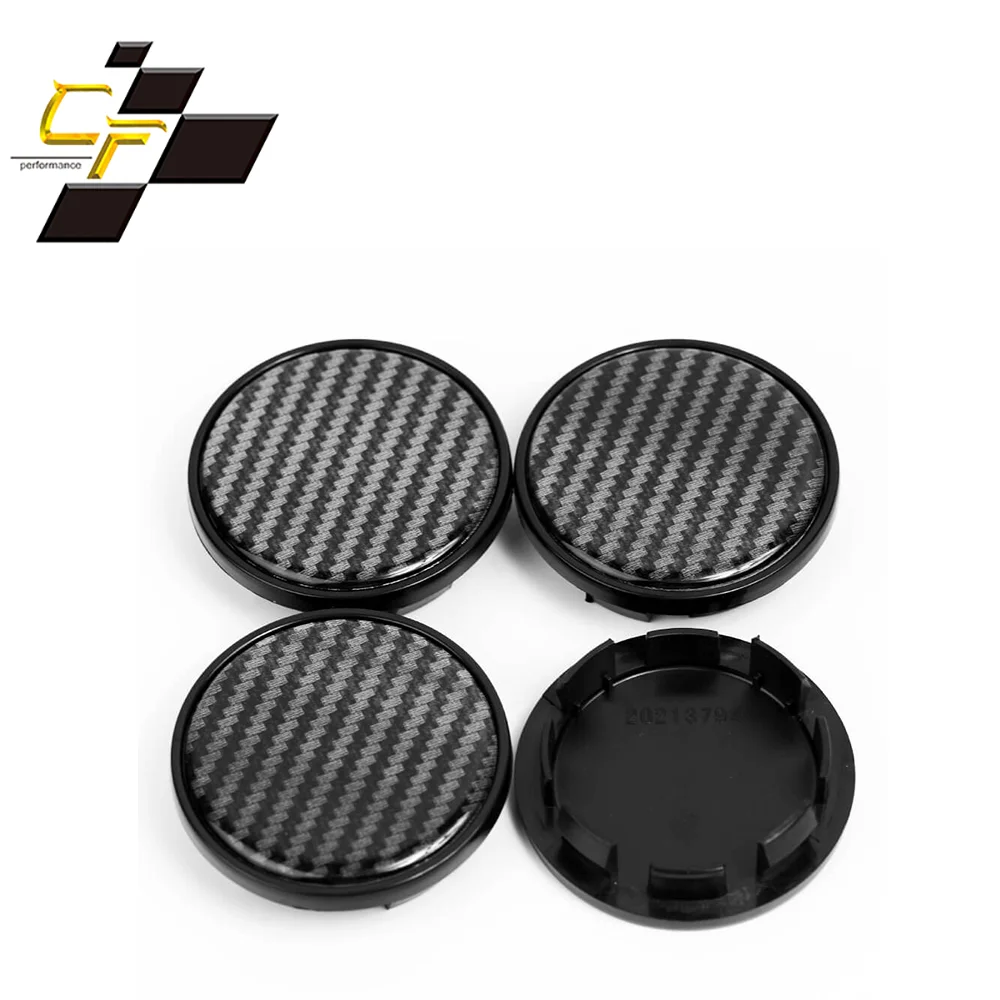 4 pcs 66mm Wheel Center Cap Carbon Fiber Style Hub Caps Fit 2016-2017 Beetle Passat Wheel Car Accessories 3B7601171 5G0601171