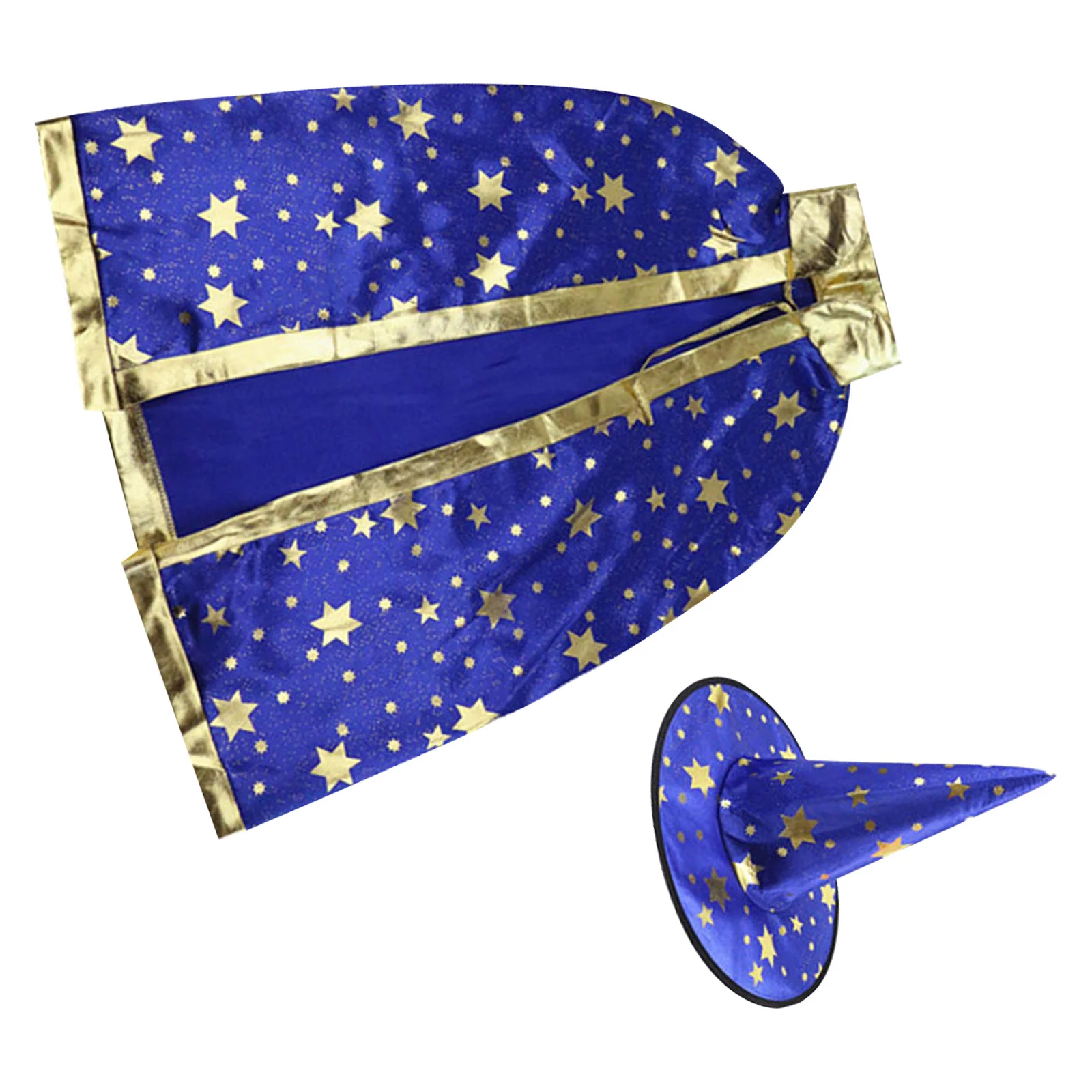 

's Five-star Cloak Halloween Blue Hooded Cape for Princess Cloth 's Capes Costume Stylish
