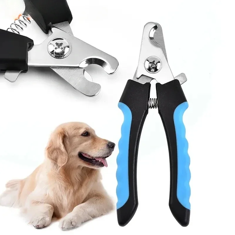 Professional Pet Nail Clipper with Safety Guard  Stainless Steel Scissors Cat Dog for Claw Care Grooming Supplies Size Fits