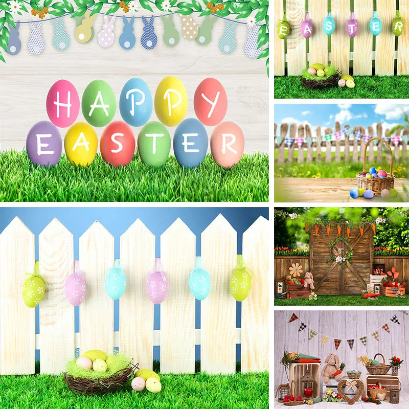 Fundo De Páscoa Fotografia Pano De Fundo, Cerca De Flores E Ovos, Feliz Páscoa Party Supplies, Photo Studio Props, Banner Decor