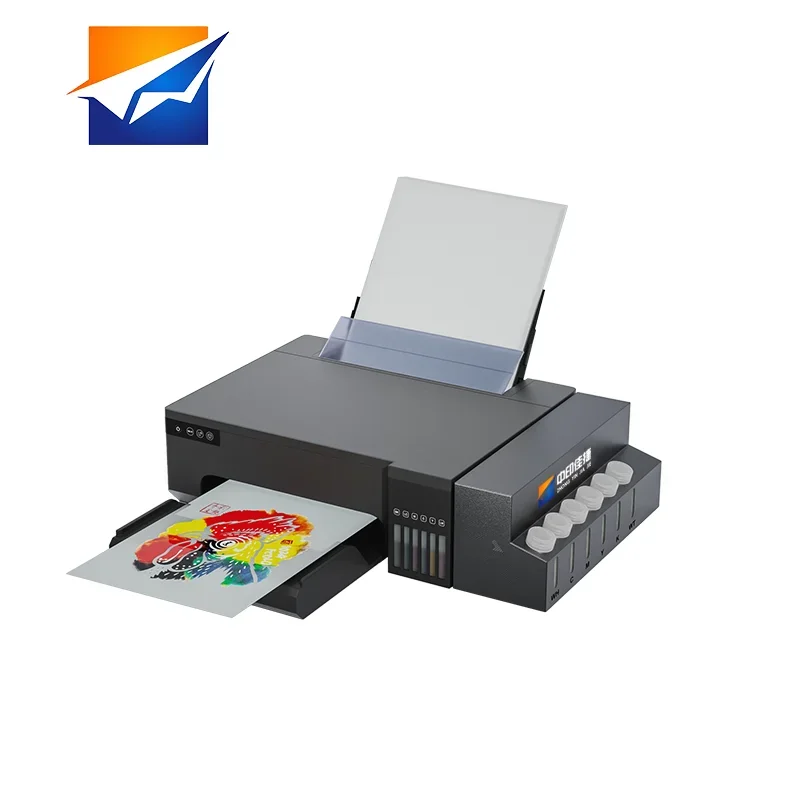 

ZYJJ Portable A4 DTF Printer Mini Flatbed with Vivid Colors 1-Year Warranty Automatic Pigment Ink for A1 Prints