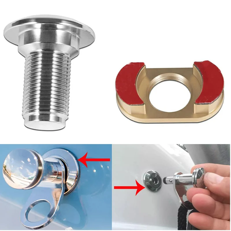 

1/2-дюймовый быстроразъемный инструмент для установки приемника крыла для лодки, быстросъемный замок приемника крыла для лодки из морской нержавеющей стали