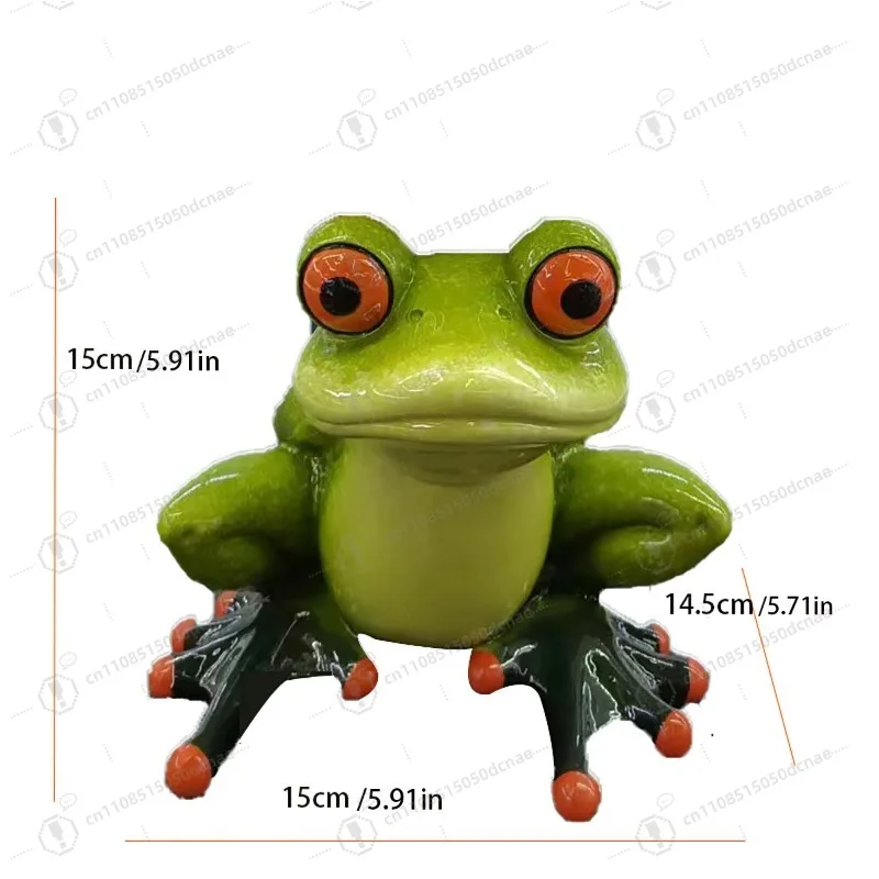 Frog Wine Bottle Holder Resin Sculpture for Office Desk Decor, Cute Animal Figurine, Multi-purpose Gift