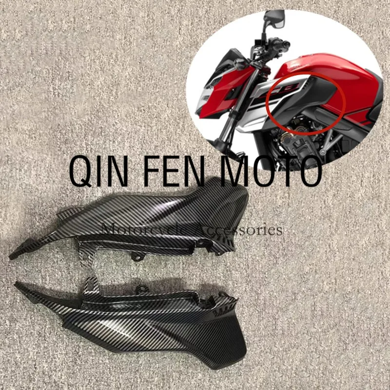 

Carbon Fiber Paint Motorcycle Fuel Tank Left And Right Side Panel Guards Fairing Fit For Honda CB650F 2016 2017 2018