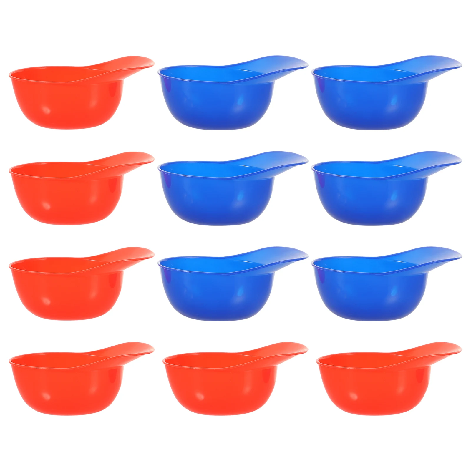 

12Pcs Stylish Baseball Hat Shape Ice Cream Bowls For Kids Yogurt Pudding Tableware