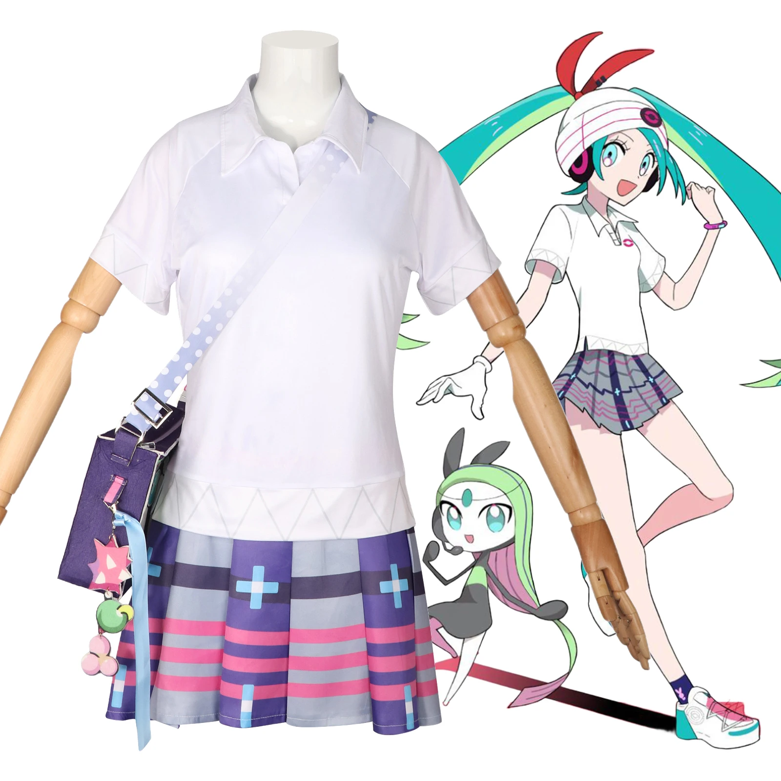 

Miku Cosplay Costumes Pet Trainer Uniform Anime Role Play Halloween Carnival Party Outfit For Women Girls