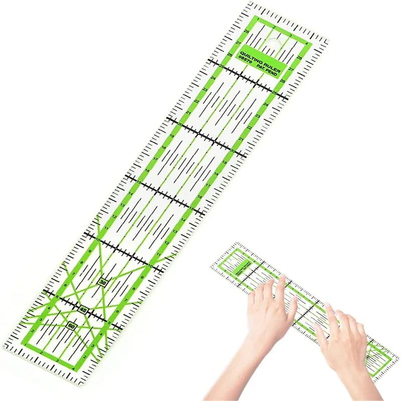

15cm Quilting Patchwork Ruler Fabric Cloth Cutting Ruler Acrylic Sewing Rulers DIY Knitting Crafts Tailor Sewing Tools