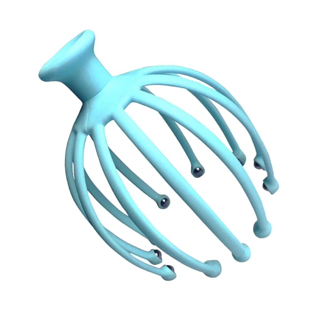 Portable Twelve-claws Head Claw Massager Scalp Massage Tool Handheld Massager Steel Ball Head Massage Claw Acupoints Soothe