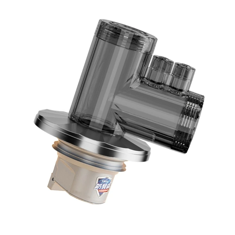 อัพเกรดใหม่ 3 พอร์ตกลิ่น Stoppers & Water Backflow Preventer บล็อกกลิ่น & ล้น GUARD เหมาะสำหรับท่อระบายน้ำในครัวเรือน