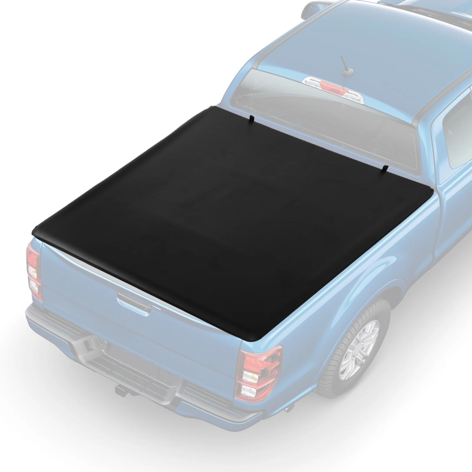 Für Ford Ranger 5 Fuß Dual T-Slot Hintere Abdeckung IP56 Wasserdichte Rollladen Abdeckung Weiche Hinten Stamm Pickup auto Ändern Zubehör