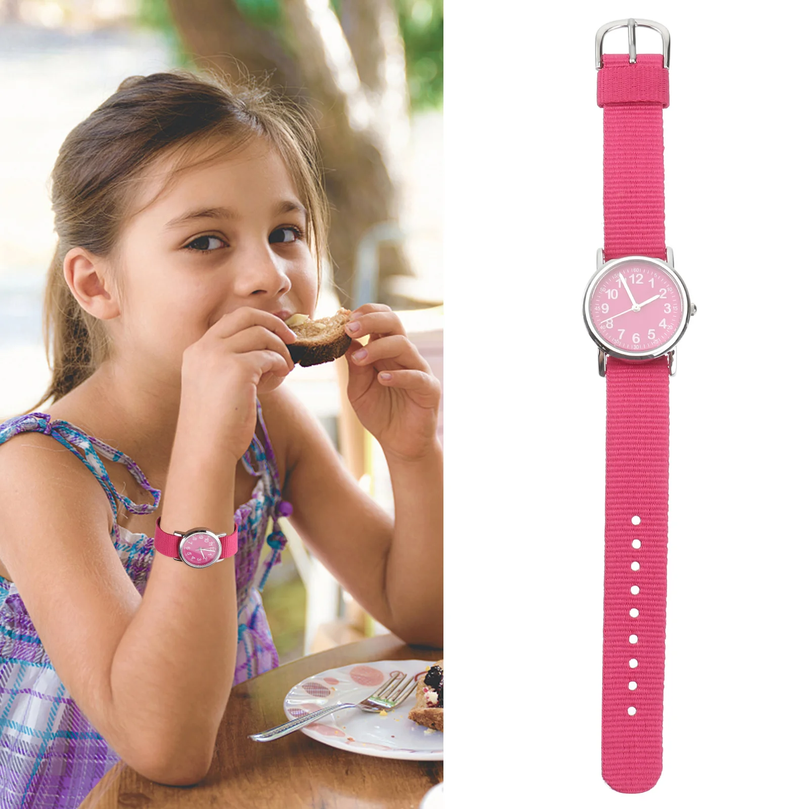 Cute Watch Waterproof Braided Band Fashion Quartz Precise Movement Unique Design Perfect Birthday Gift for