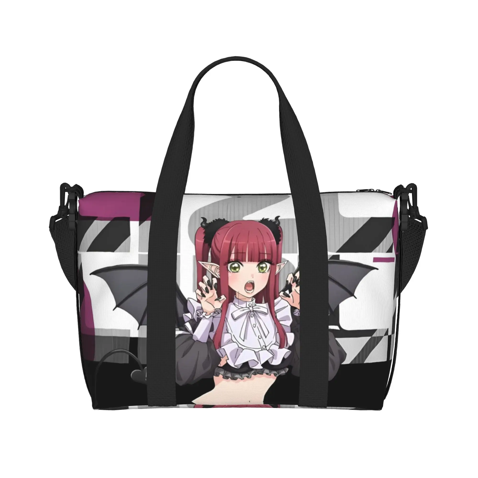 Custom M-My D-Dress U-Up D-Darling Marin Kitagawa Beach Tote Bag Women  Big Compartment Gym Beach Travel Bags