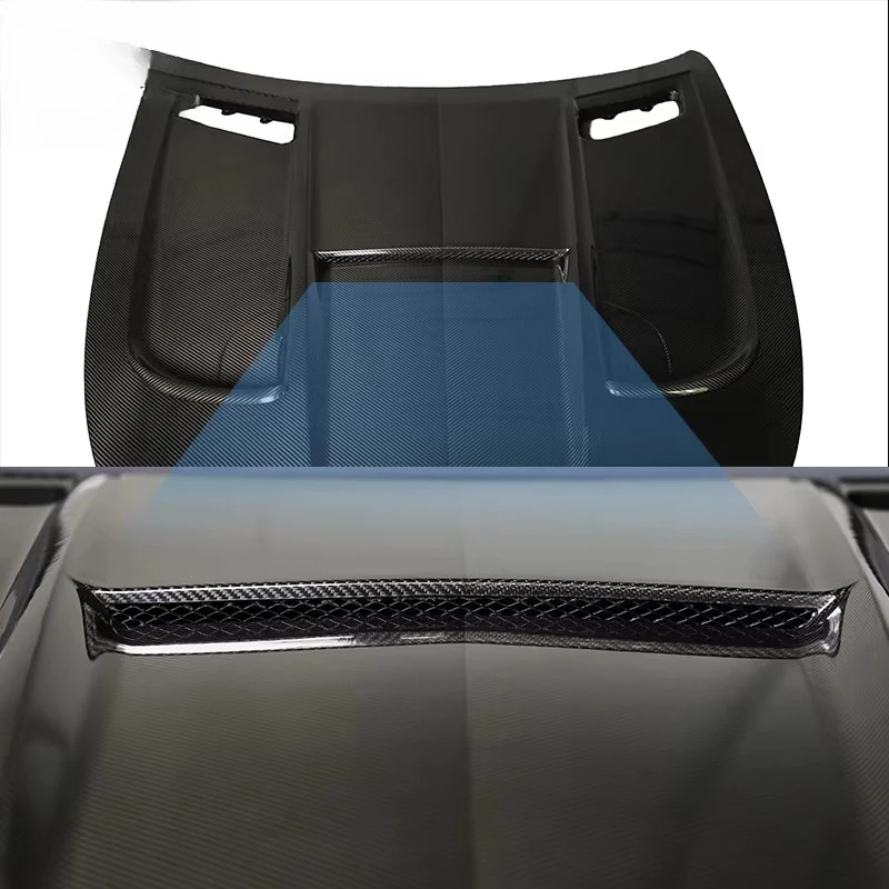 Carbon fiber hood, engine cover and aerodynamic kit carbon fiber modification suitable for Mercedes-AMG GT, GTS, GTR and GTC 2