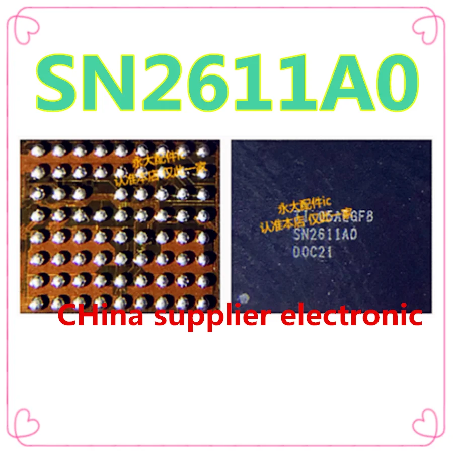 SN2611A0 For iPhone 11 12 Pro Max 12mini U3300 Tigris T1 Charger IC USB SN2501 8G 8P X Charging Chip