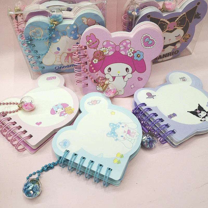 New Cute Cartoon Hanger Design Coil Book Portable Small Book New High Appearance Mini Hand Book