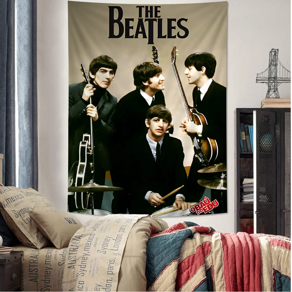 

T-The-B-Beatles Rock Band DIY Wall Tapestry Art Science Fiction Room Home Decor Wall Art Decor