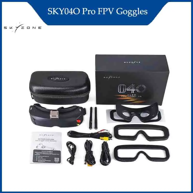 

SKYZONE SKY04O Pro FPV Goggles OLED 5.8Ghz 48CH Steadyview Receiver 1280*720 DVR fpv with Head Tracker for Drone Airplane RC