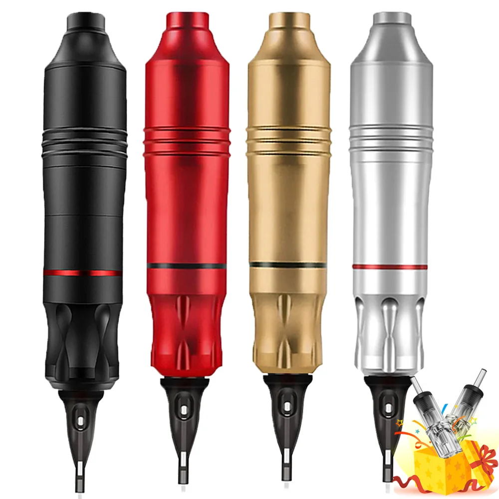 

Professional Tattoo Machine Pen Cartridge Rotary Tattoo Pen Machine Permanent Makeup Tattoo Machine Gun 2pcs Needles as Gift