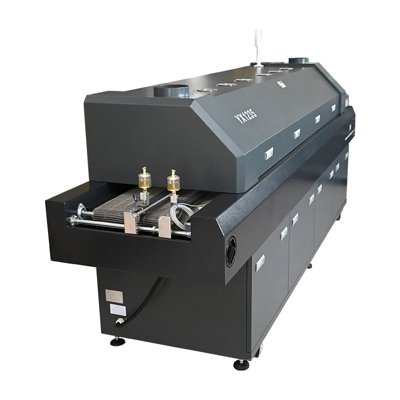 Stock in EU SMT Assembly Line Reflow Soldering Oven Machine YX1235 with 12 Heating Zone