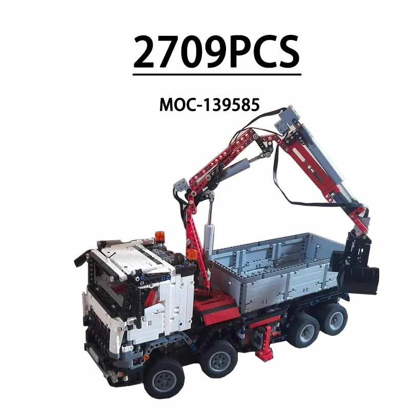 42043 Long bois camion grue Sany rapIndustry MOC-139585 difficile assemblage blocs de construction 2709 pièces enfants cadeau de Noël