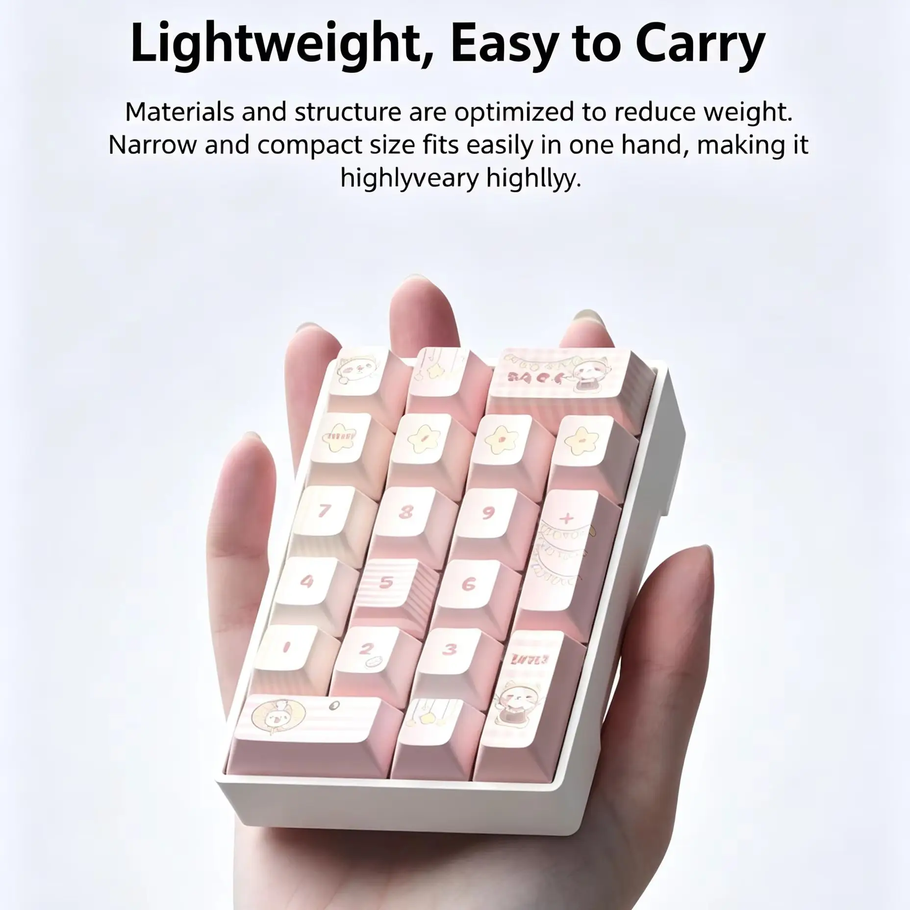 20-Keys RGB Backlit Mechanical Portable Mini Keyboard Magnetic Switch Office/Gaming Programming Keyboard For PC Computer Laptop