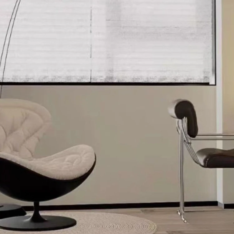 Fiberglass Shaped Rotating Eggshell Chair, Spherical Space Chair, Creative Leisure Lazy Sofa Chair
