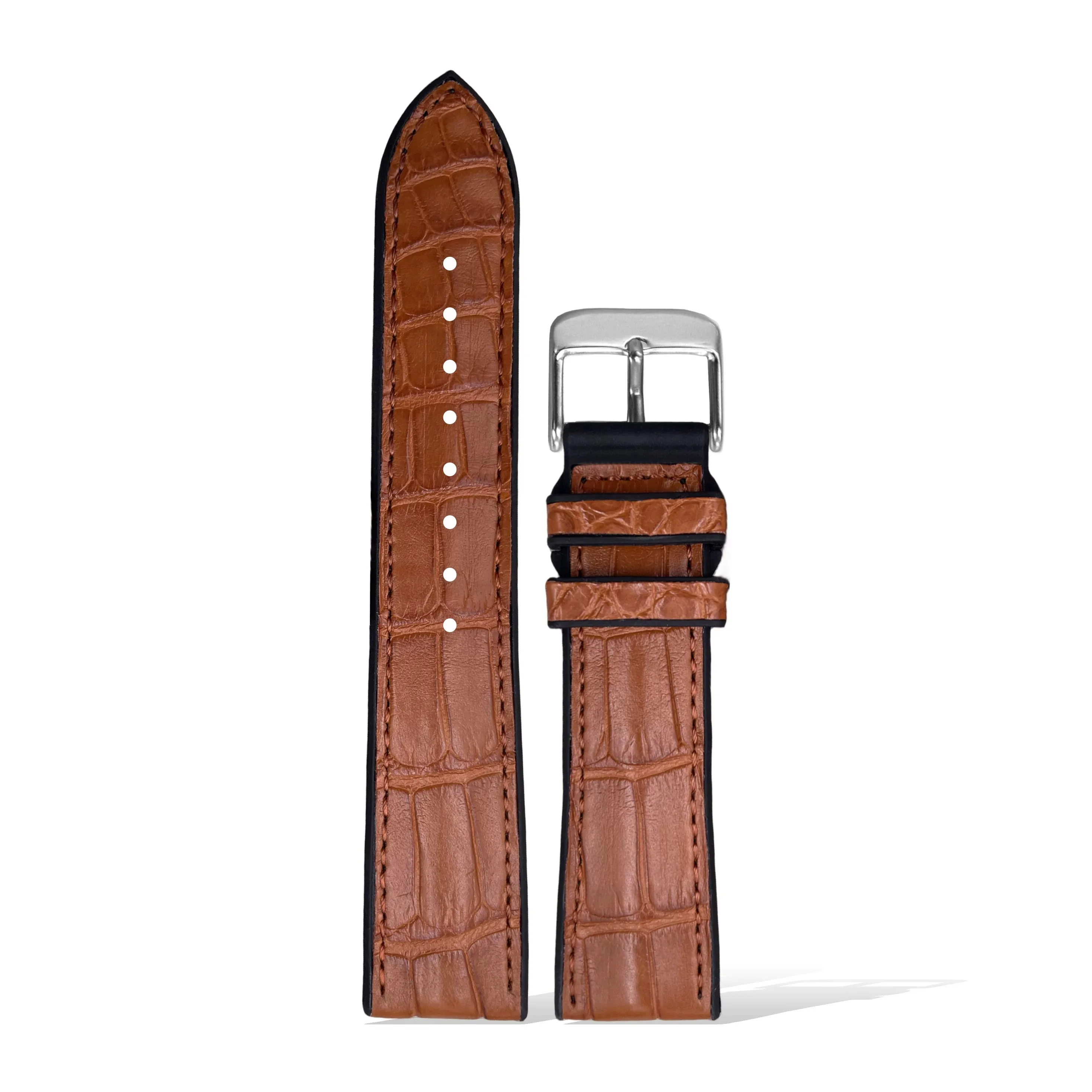 لساعات IWC PORTOFINO، PORTUGIESER، DAVINCI وPILOT، أشرطة ساعة مدمجة مع التمساح والمطاط