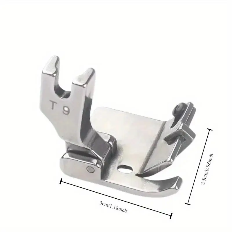 1pc T9 F99 Adjustable Multifunctional Presser Foot Hemming Folded Rolling Edge Guide for Flat Car Industrial Sewing Machine