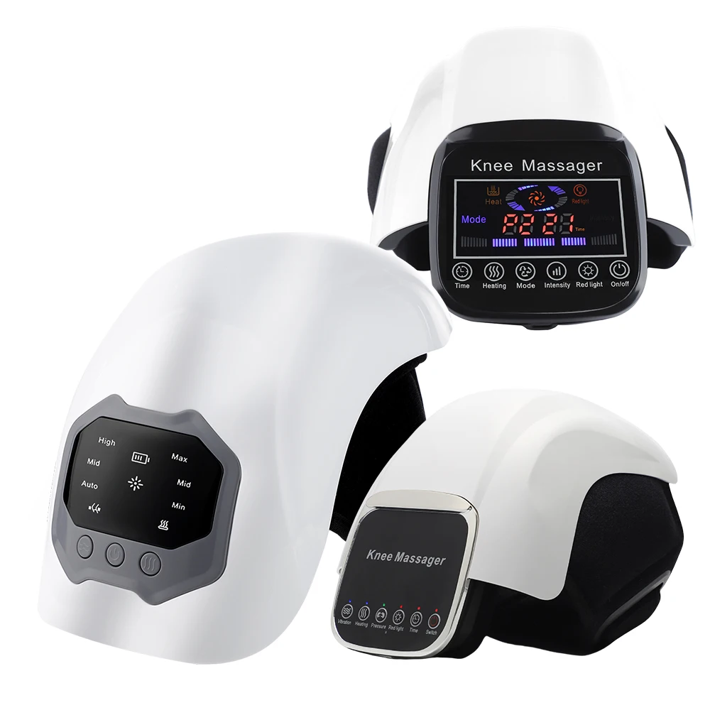 

Wireless Knee Massager Electric Heating Kneepad Red Light Knee Care Vibration Massage Hot Compress Airbag Wrap Leg Relaxation